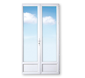 porte fenêtre blanc