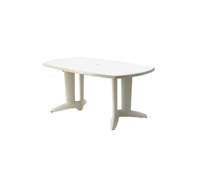 table de jardin blanc